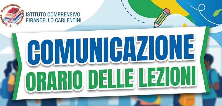 Comunicazione orario lezioni